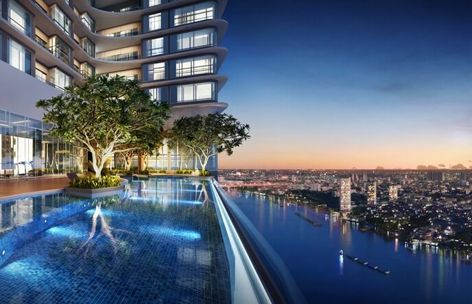 appartements bangkok vue rivière