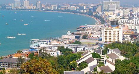 Pattaya city view from Thai Property Group project