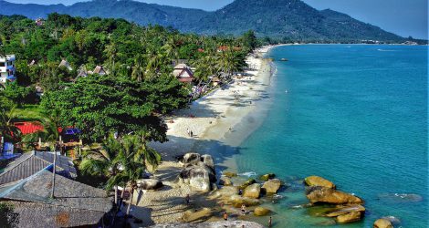 plage de Lamai à Koh Samui